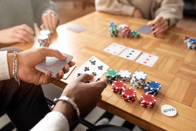 Colok Bebas live dealer studio on mpoyes showing professional blackjack, roulette, and baccarat tables with HD camera setup
